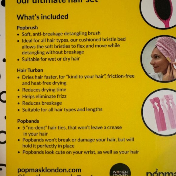 PopMask Love Your Hair Ultimate Hair Set - Pink - Picture 3 of 7